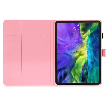 For iPad Pro 11 (2020) Colored Drawing Horizontal Flip Leather Tablet Case, with Sleep / Wake-up Function & Holder & Card Slo & Wallet(Dream Catcher)-garmade.com