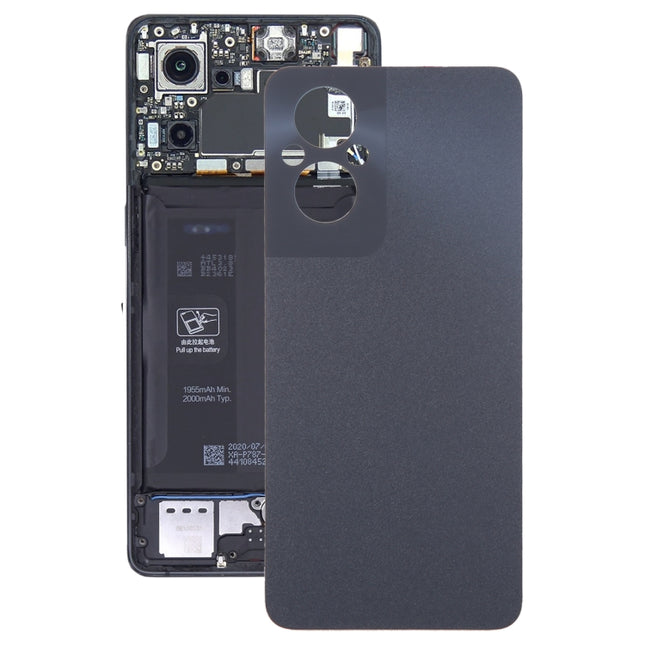 For OPPO F21 Pro 5G Original Battery Back Cover(Black)-garmade.com