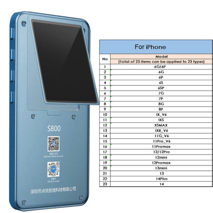 DL S800 Multi-functional LCD Screen True Tone Test Tool-garmade.com