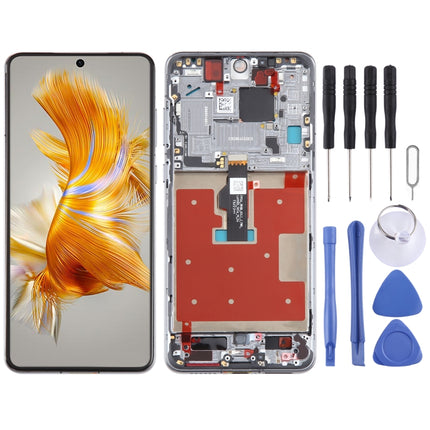 Original LCD Screen For Huawei Mate 50 Digitizer Full Assembly with Frame-garmade.com