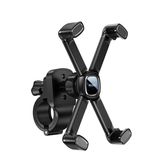 Yesido C191 4-axis Support Bicycle Handle Phone Holder(Black)-garmade.com