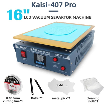 Kaisi 407 Pro 17 inch Dual Vacuum Pump LCD Screen Separator Machine(AU Plug)-garmade.com