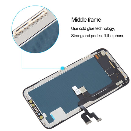 Soft OLED LCD Screen For iPhone X with Digitizer Full Assembly-garmade.com