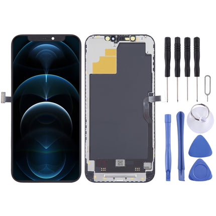 Soft OLED LCD Screen For iPhone 12 Pro Max with Digitizer Full Assembly-garmade.com