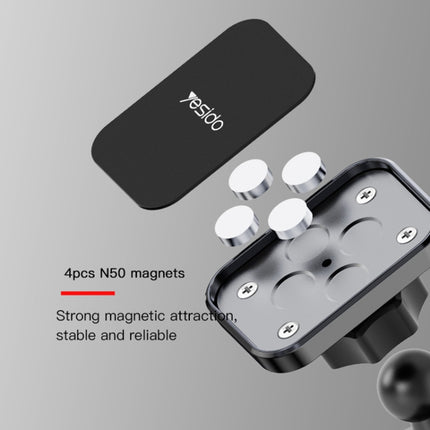Yesido C92 Car CD Port Magsafe Magnetic Phone Holder(Black)-garmade.com