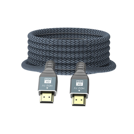 2m HDMI 2.1 Version 8K 60Hz UHD 48Gbps Cable(Grey)-garmade.com