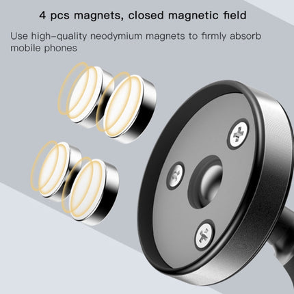 Yesido C56 Car Magnetic Suction Phone Holder(Black)-garmade.com