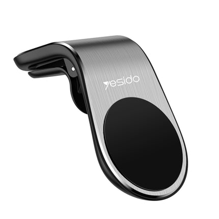 Yesido C64 Car Air Vent Strong Magnetic Phone Holder(Silver)-garmade.com