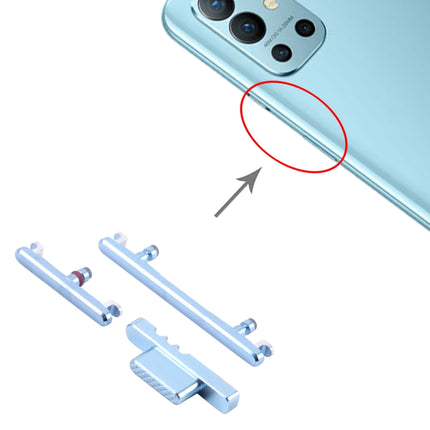 For OnePlus 9R Power Button + Volume Control Button(Blue)-garmade.com