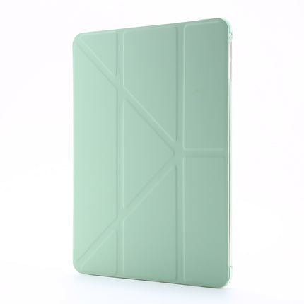 For iPad Mini (2019) Airbag Deformation Horizontal Flip Leather Case with Holder & Pen Holder(Mint Green)-garmade.com