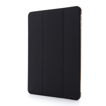 For iPad Mini (2019) Airbag Horizontal Flip Leather Case with Three-fold Holder & Pen Holder(Black)-garmade.com
