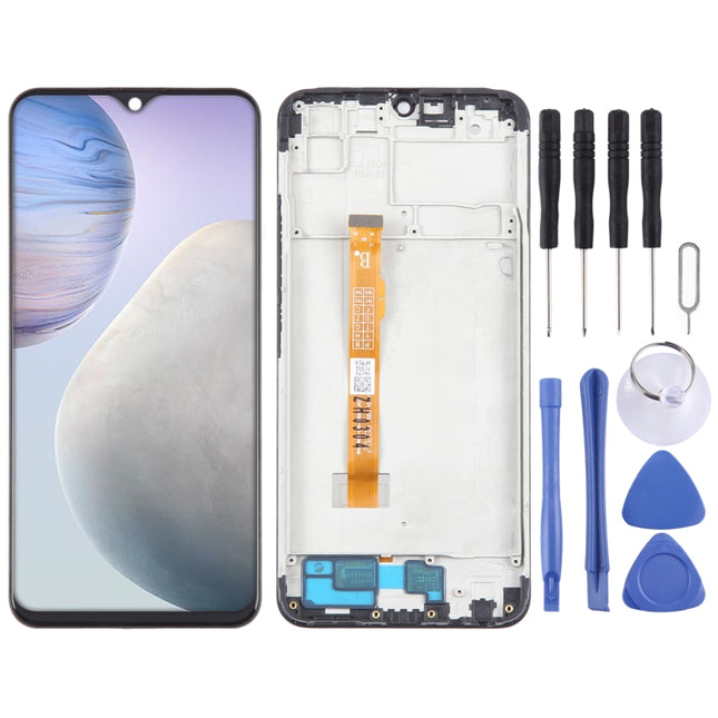 OEM LCD Screen For vivo Y11 Digitizer Full Assembly with Frame-garmade.com