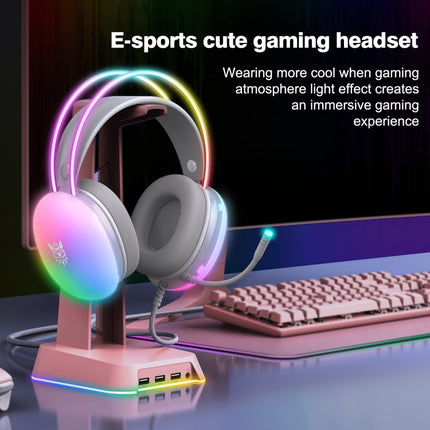 X25 RGB Wired Gaming Headset(Grey)-garmade.com