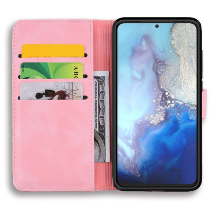 For Samsung Galaxy S20+ Embossed Sunflower Pattern Horizontal Flip PU Leather Case with Holder & Card Slots & Wallet & Lanyard(Pink)-garmade.com