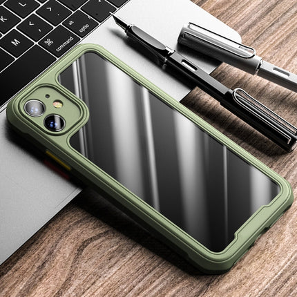 For iPhone 11 iPAKY Dawn Series Airbag Shockproof TPU Case(Army Green)-garmade.com