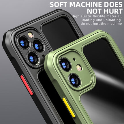 For iPhone 11 iPAKY Dawn Series Airbag Shockproof TPU Case(Army Green)-garmade.com