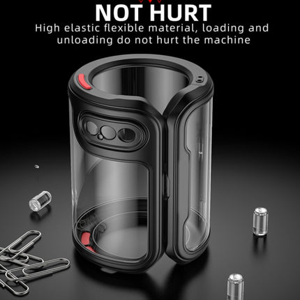 For iPhone XS / X iPAKY Dawn Series Airbag Shockproof TPU Case(Black)-garmade.com