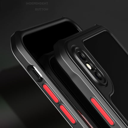 For iPhone XS / X iPAKY Dawn Series Airbag Shockproof TPU Case(Red)-garmade.com