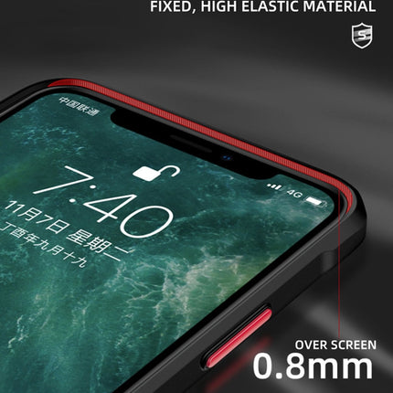 For iPhone XS / X iPAKY Dawn Series Airbag Shockproof TPU Case(Red)-garmade.com