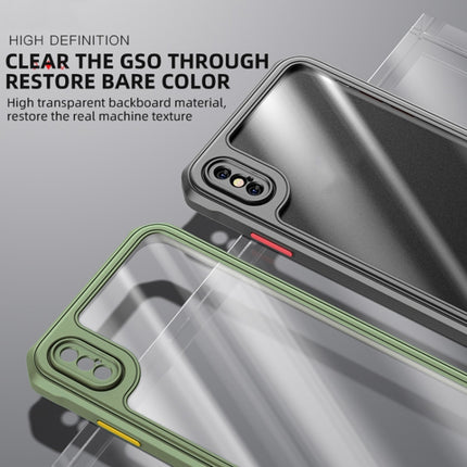 For iPhone XS / X iPAKY Dawn Series Airbag Shockproof TPU Case(Army Green)-garmade.com
