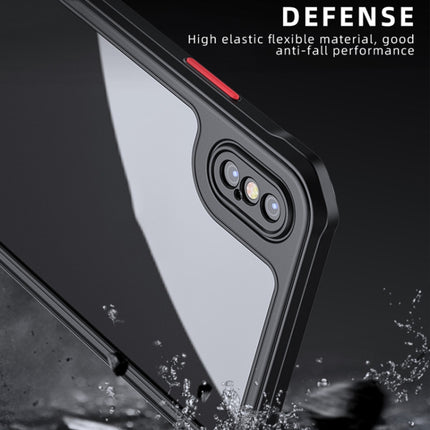 For iPhone XS / X iPAKY Dawn Series Airbag Shockproof TPU Case(Blue)-garmade.com