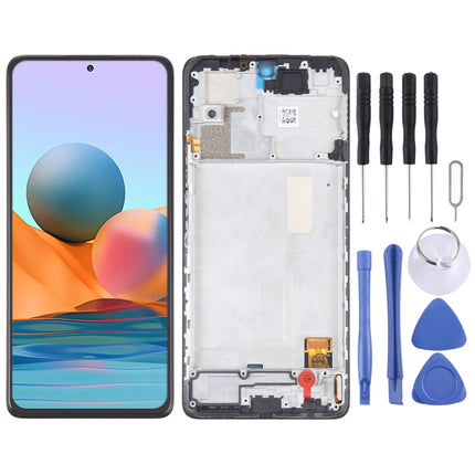 OLED Material LCD Screen For Xiaomi Redmi Note 10 Pro 4G Digitizer Full Assembly with Frame-garmade.com