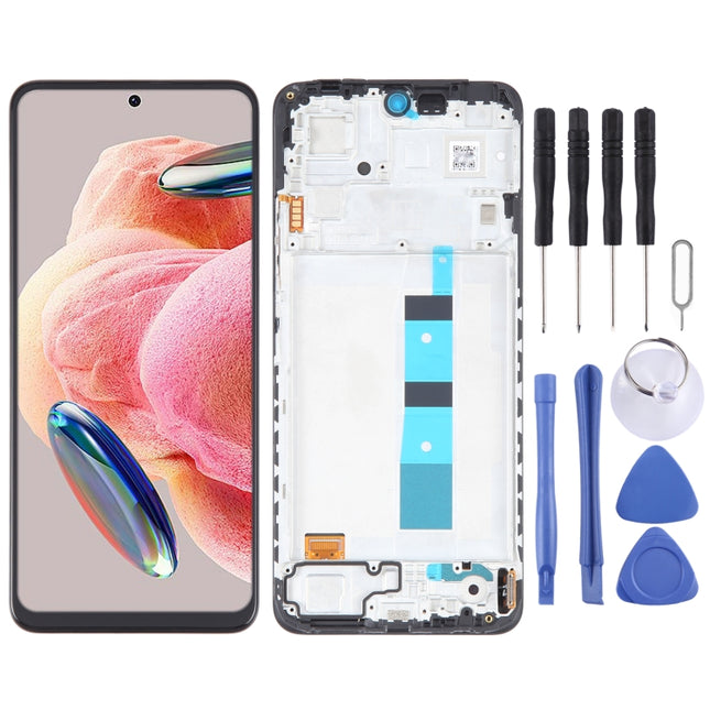 AMOLED Material Original LCD Screen For Xiaomi Redmi Note 12 4G Digitizer Full Assembly with Frame-garmade.com