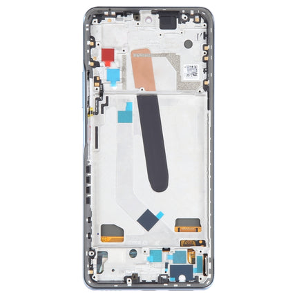 OLED LCD Screen For Xiaomi Poco F3 Digitizer Full Assembly with Frame(Blue)-garmade.com