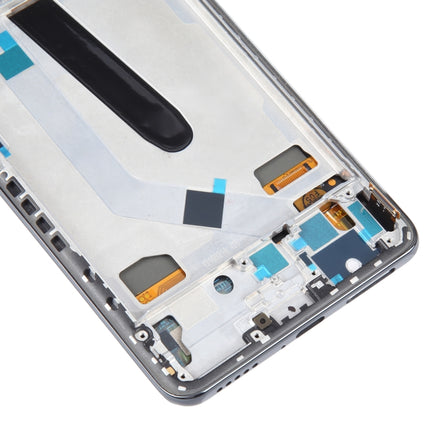 OLED LCD Screen For Xiaomi Redmi K40 Digitizer Full Assembly with Frame(Black)-garmade.com