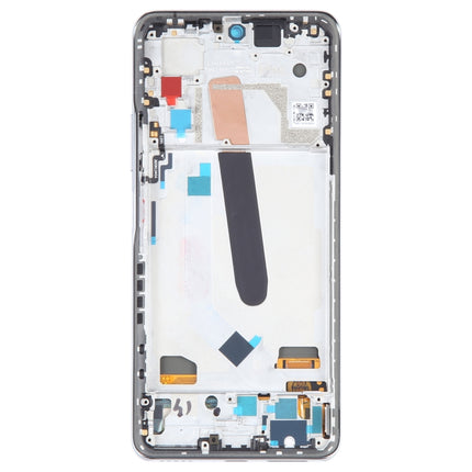 OLED LCD Screen For Xiaomi Redmi K40 Pro+ Digitizer Full Assembly with Frame(Silver)-garmade.com