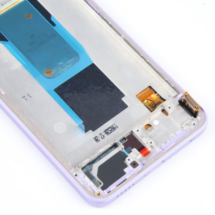 LCD Screen For Xiaomi 11i HyperCharge 5G Digitizer Full Assembly with Frame(Purple)-garmade.com