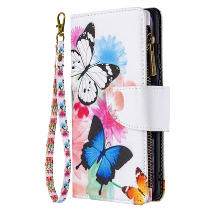 For Samsung Galaxy S20+ Colored Drawing Pattern Zipper Horizontal Flip Leather Case with Holder & Card Slots & Wallet(Two Butterflies)-garmade.com