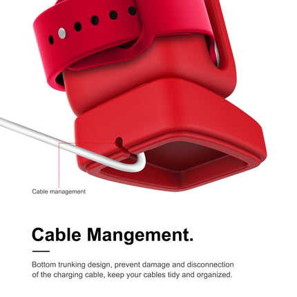 For Apple Watch 44/42/40/38mm Retro Watch Stand Holder(Red)-garmade.com