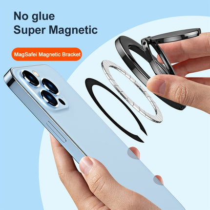 Magnetic Suction Car Phone Bracket(Black)-garmade.com
