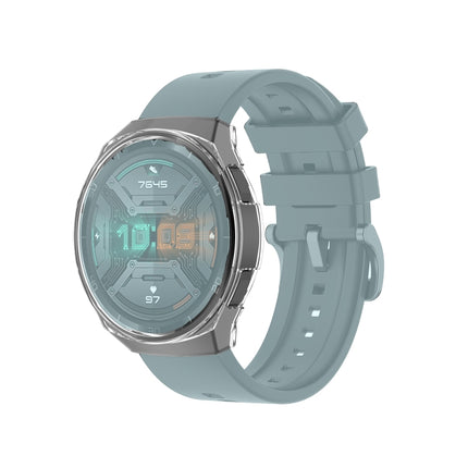 For Huawei Watch GT 2e Transparent TPU Silicone Watch Case(Transparent White)-garmade.com