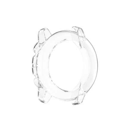 For Amazfit 3 Transparent TPU Silicone Watch Case(Transparent White)-garmade.com