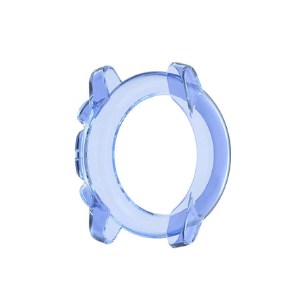 For Amazfit 3 Transparent TPU Silicone Watch Case(Transparent Blue)-garmade.com