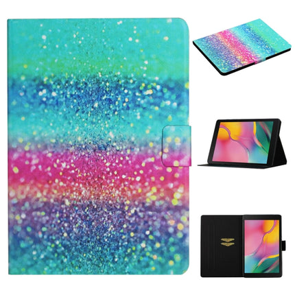 For Samsung Galaxy Tab A 8.0 (2019) T290 Colored Drawing Pattern Horizontal Flip Leather Case with Holder & Card Slots(Colored Sand)-garmade.com