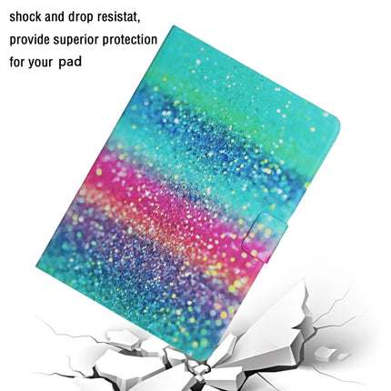 For Samsung Galaxy Tab S6 Lite P610 Colored Drawing Pattern Horizontal Flip Leather Case with Holder & Card Slots(Colored Sand)-garmade.com
