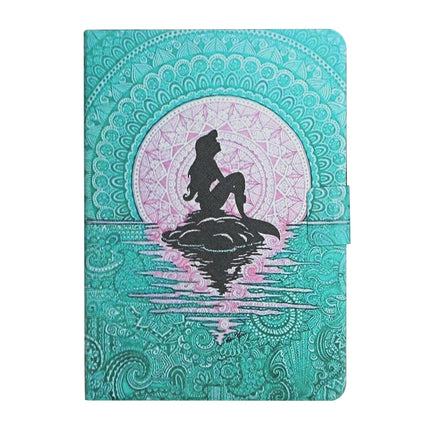For iPad Pro 10.5 Colored Drawing Pattern Horizontal Flip Leather Case with Holder & Card Slots & Sleep / Wake-up Function(Mermaid)-garmade.com