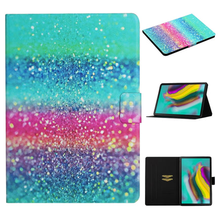 For Samsung Galaxy Tab S5e T720/T725 Colored Drawing Pattern Horizontal Flip Leather Case with Holder & Card Slots & Sleep / Wake-up Function(Colored Sand)-garmade.com