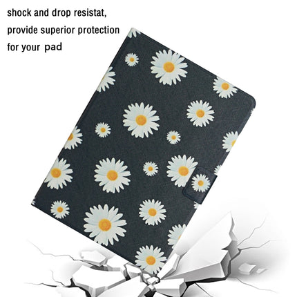 For Samsung Galaxy Tab A 8.0 2019 Flower Pattern Horizontal Flip Leather Case with Card Slots & Holder(Small Daisies)-garmade.com