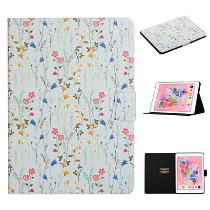 For iPad 5 Flower Pattern Horizontal Flip Leather Case with Card Slots & Holder(Small Floral)-garmade.com
