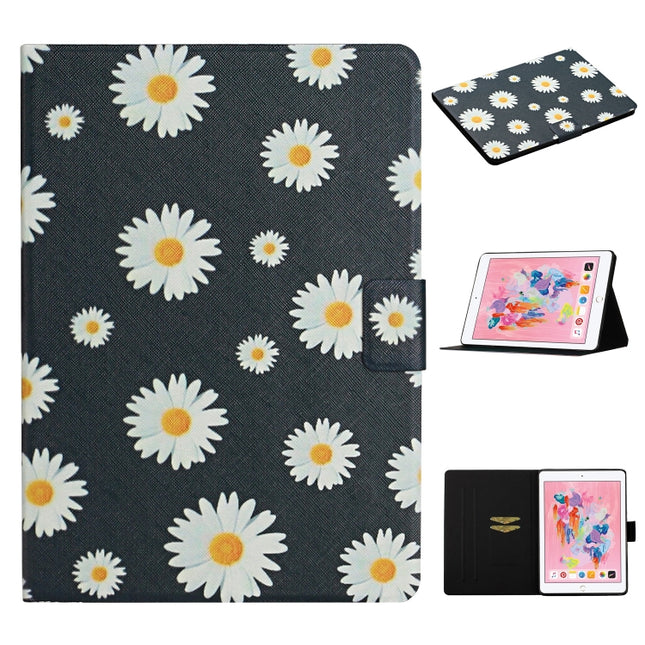 For iPad Pro 10.5 inch Flower Pattern Horizontal Flip Leather Case with Card Slots & Holder(Small Daisies)-garmade.com