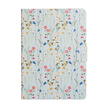 For iPad Mini 2019 Flower Pattern Horizontal Flip Leather Case with Card Slots & Holder(Small Floral)-garmade.com