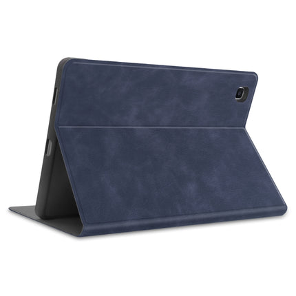 For Samsung Galaxy Tab S6 Lite P610 / P615 Cowhide Texture TPU Tablet Horizontal Flip Leather Case with Holder & Sleep / Wake-Up Function & Pen Slot(Blue)-garmade.com