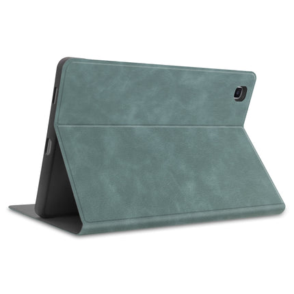 For Samsung Galaxy Tab S6 Lite P610 / P615 Cowhide Texture TPU Tablet Horizontal Flip Leather Case with Holder & Sleep / Wake-Up Function & Pen Slot(Green)-garmade.com