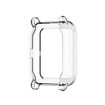 For Amazfit Bip Lite Version 1S / Bip S Transparent TPU Watch Protective Case(Transparent White)-garmade.com