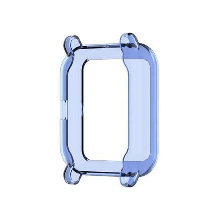 For Amazfit Bip Lite Version 1S / Bip S Transparent TPU Watch Protective Case(Transparent Blue)-garmade.com