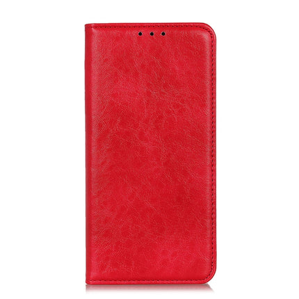 For iPhone 12 / 12 Pro Magnetic Crazy Horse Texture Horizontal Flip Leather Case with Holder & Card Slots & Wallet(Red)-garmade.com